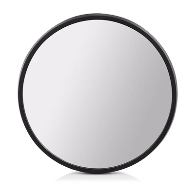 Round Mirror with Black Frame