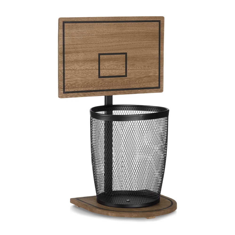 Basketball Hoop Garbage Bin