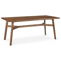 Mid-Century Modern Mango Wood Dining Table