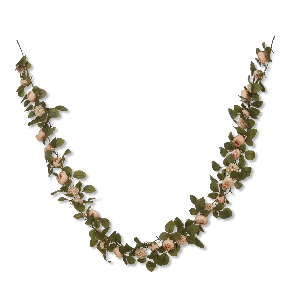 LED Floral Garland