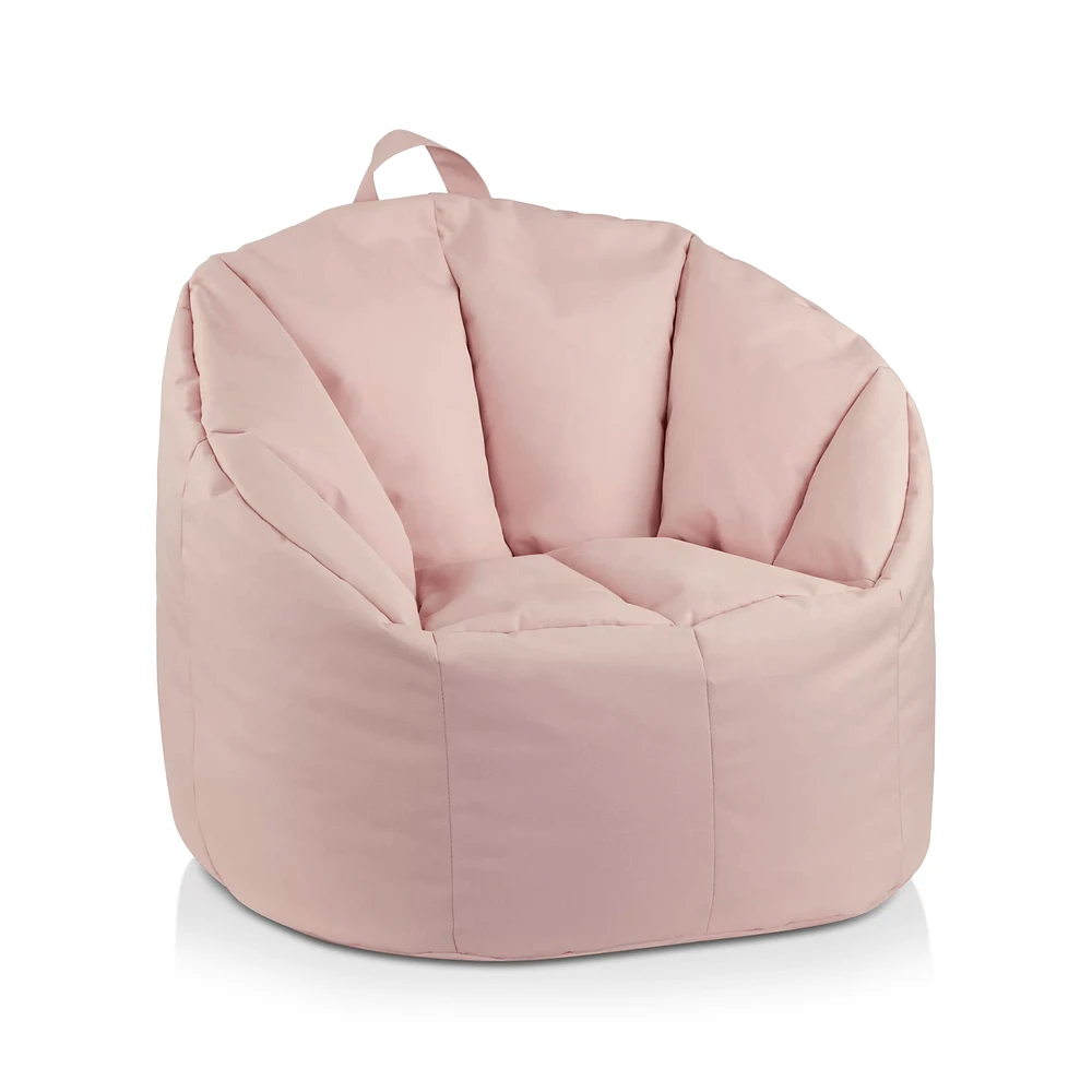 Pink Canvas Bean Bag