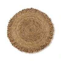 Round Natural Fiber Placemat
