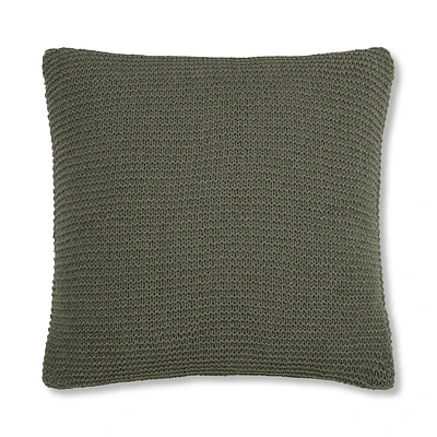 Green Lonny Knit Throw Pillow