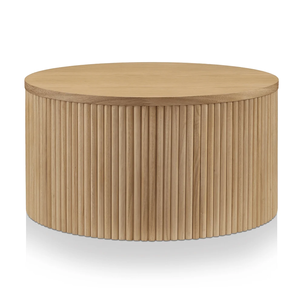 Natural Wood Coffee Table