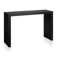 Black Wood Veneer Console Table