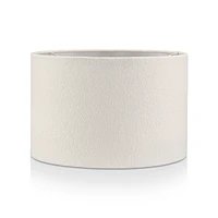 White Boucle Lamp Shade