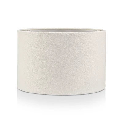 White Boucle Lamp Shade