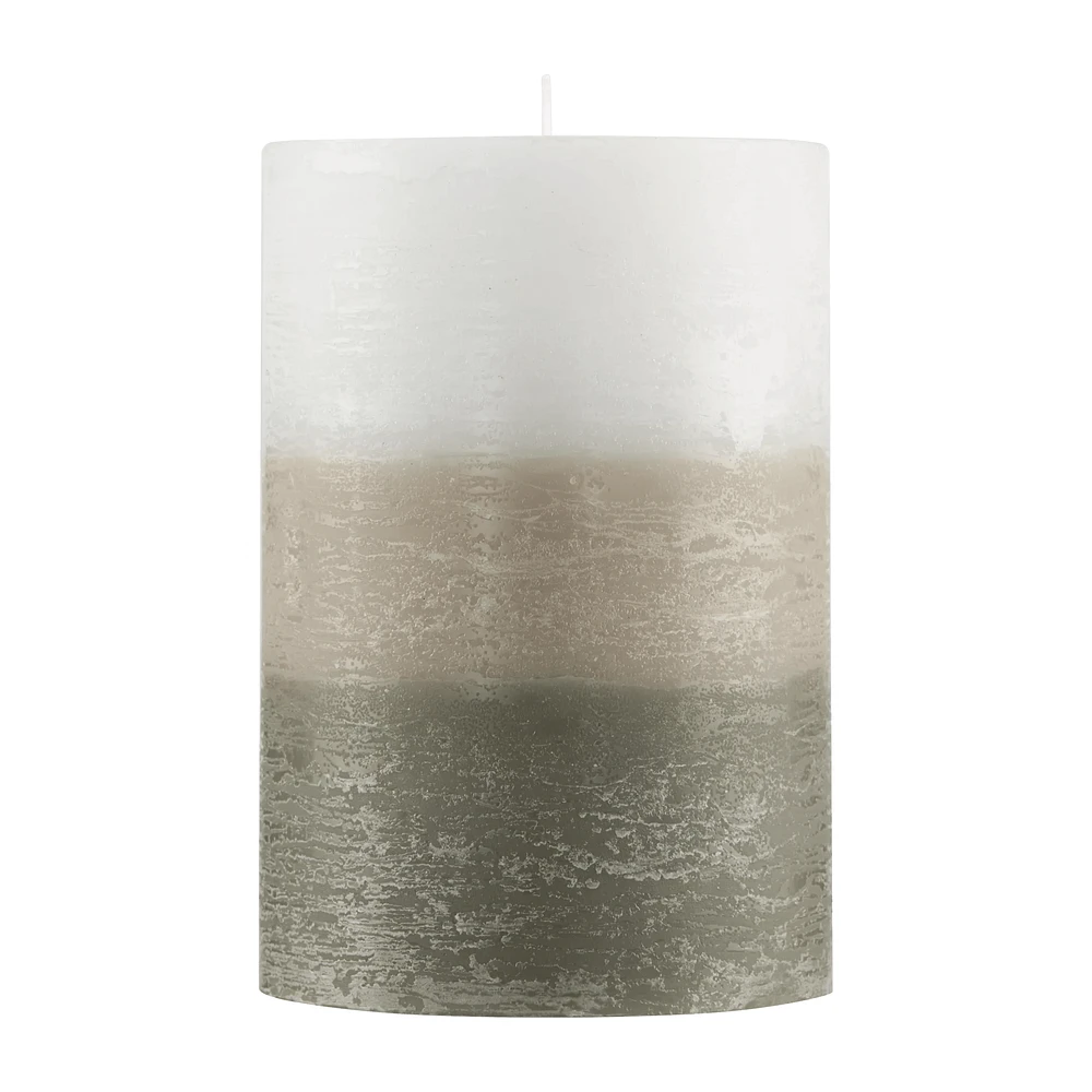 3-Tone Pillar Candle