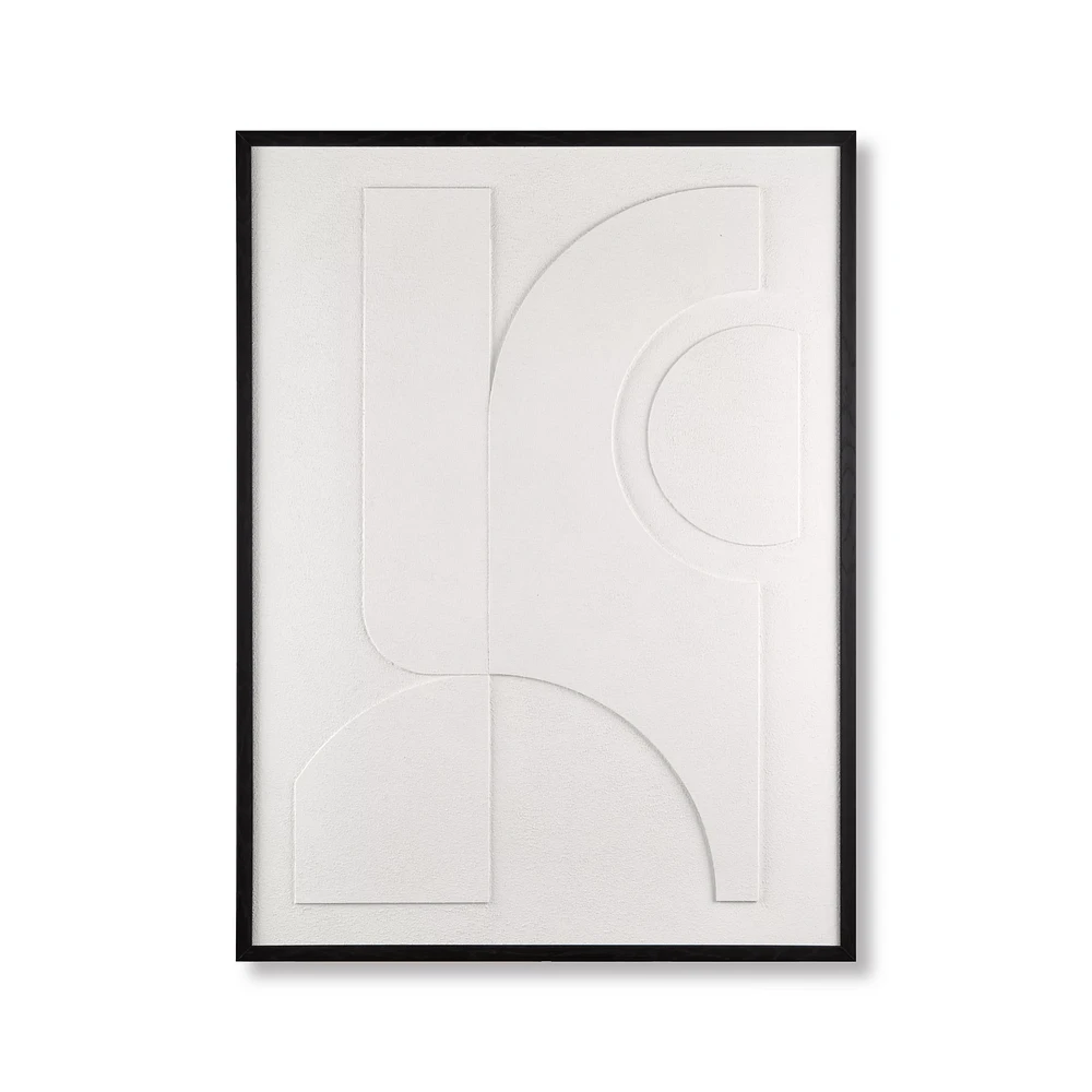 Abstract 3D Textured Framed Art