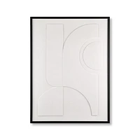 Abstract 3D Textured Framed Art