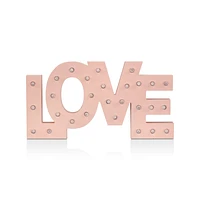 Love Letter Sign with LED Lights