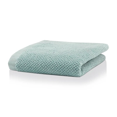 Aqua Textured Hand Towel