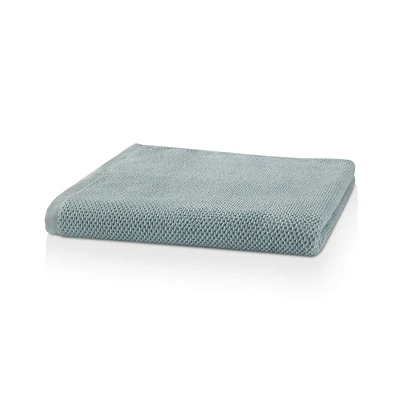 Aqua Textured Bath Towel