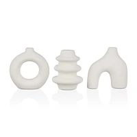 Set of 3 Decorative Table Vases