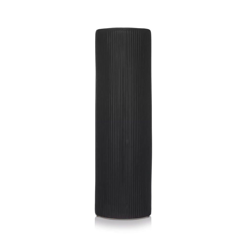 Ribbed Floor Vase