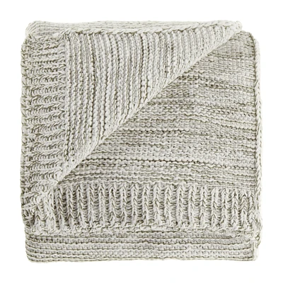 Sage 2-Tone Carlisle Throw Blanket