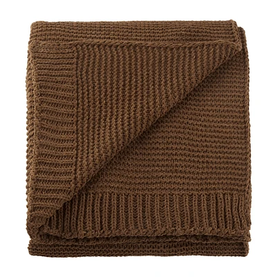 Brown Lonny Woven Throw