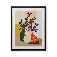 Vases with Branches Framed Art