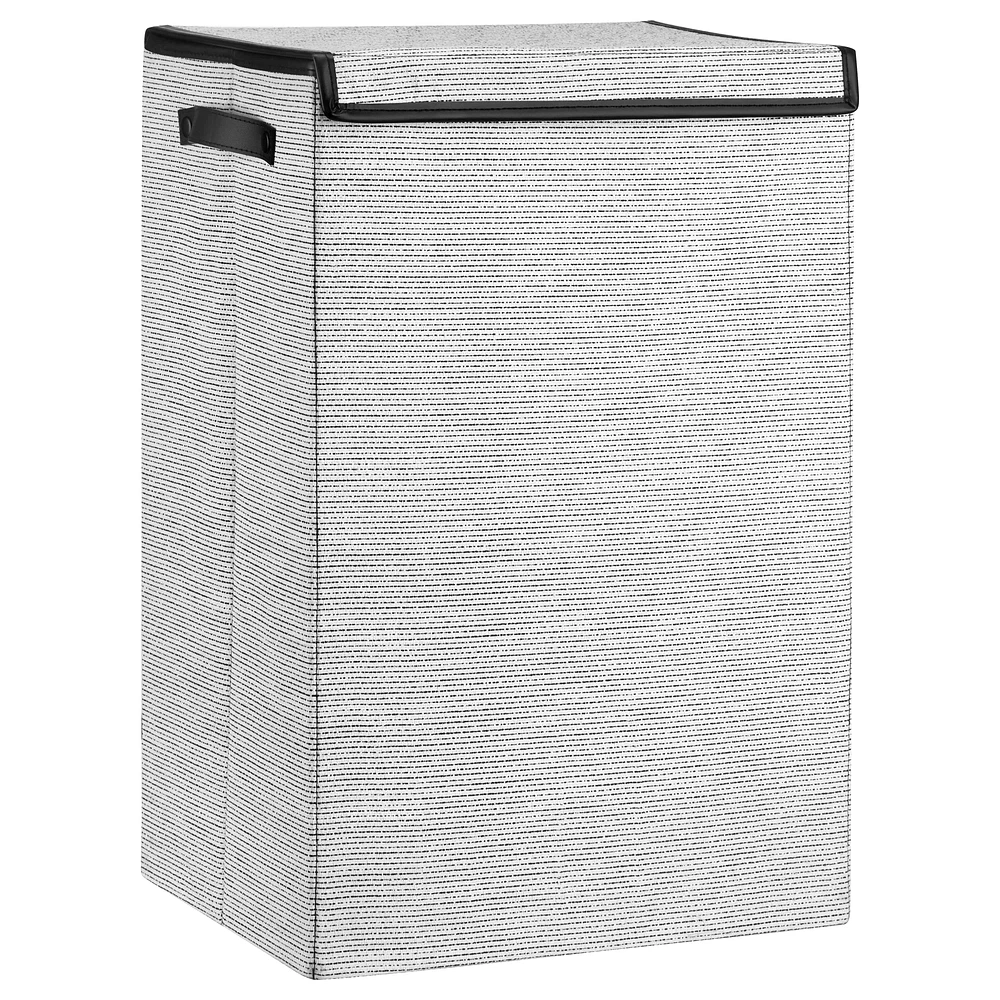 Black And White Foldable Hamper