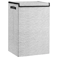Black And White Foldable Hamper