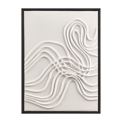 3D Tangled Lines Abstract Art