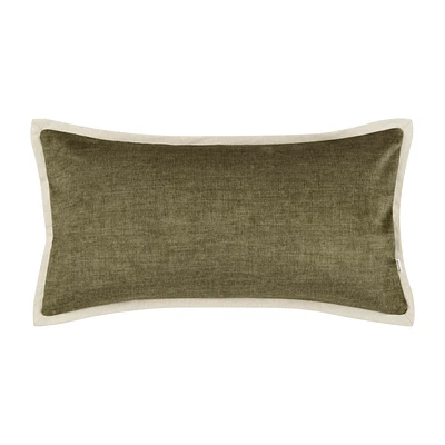Khaki Beatrice Decorative Lumbar Pillow