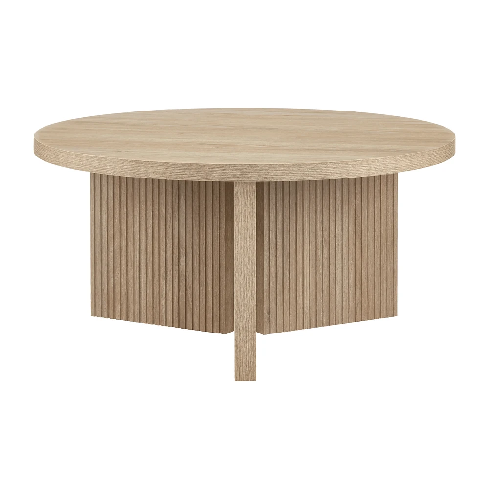 Wooden Round Coffee Table