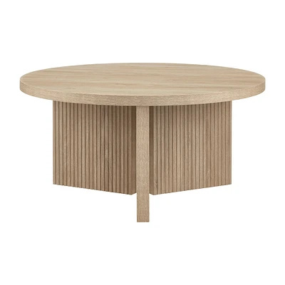 Wooden Round Coffee Table