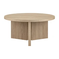 Wooden Round Coffee Table