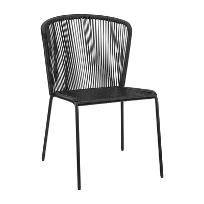 Black Outdoor Dining Chair
