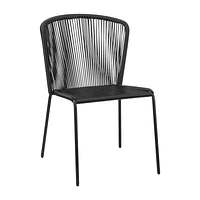 Black Outdoor Dining Chair