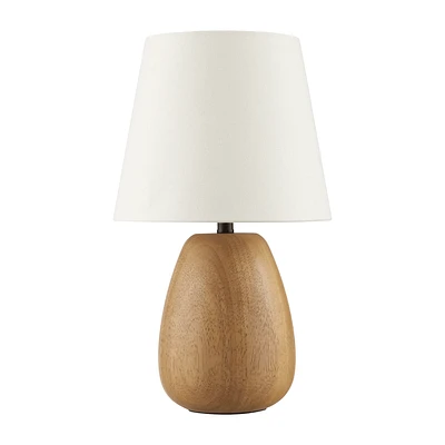 Mango Wood Base Table Lamp