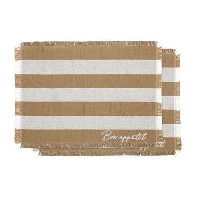 Set of 2 Bon Appétit Placemats