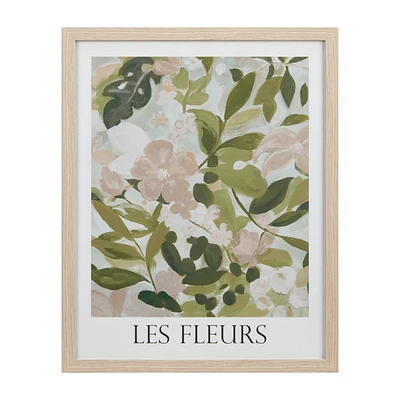 Les Fleurs Printed Framed Art