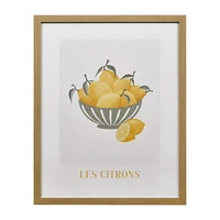 Lemons Framed Art