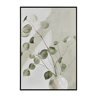Soft Eucalyptus Framed Art