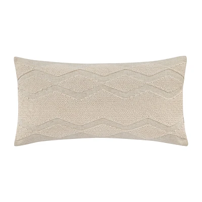 Beige Yara Lumbar Decorative Pillow