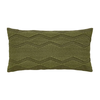 Green Yara Lumbar Decorative Pillow