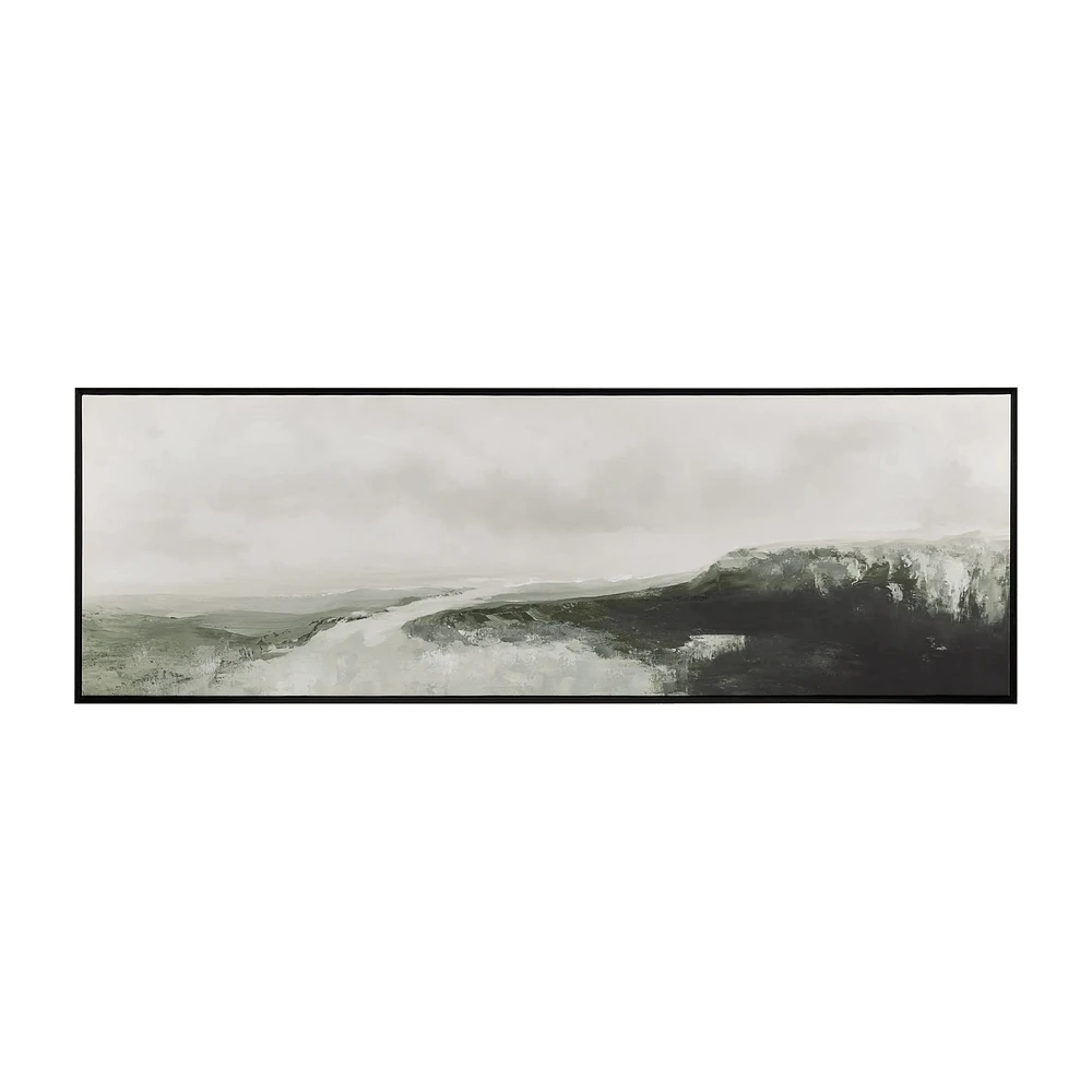 River Landscape Framed Art