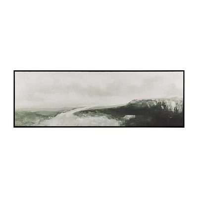River Landscape Framed Art
