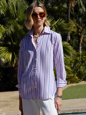 Sloane Shirt Garden Stripe: J.McL x Thomas Mason