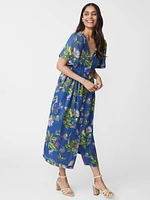 Annora Linen Dress Jardin Mariposa