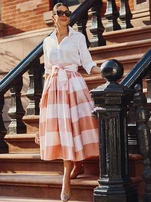 Alex Silk Skirt Check: RSVP x Steven Stolman