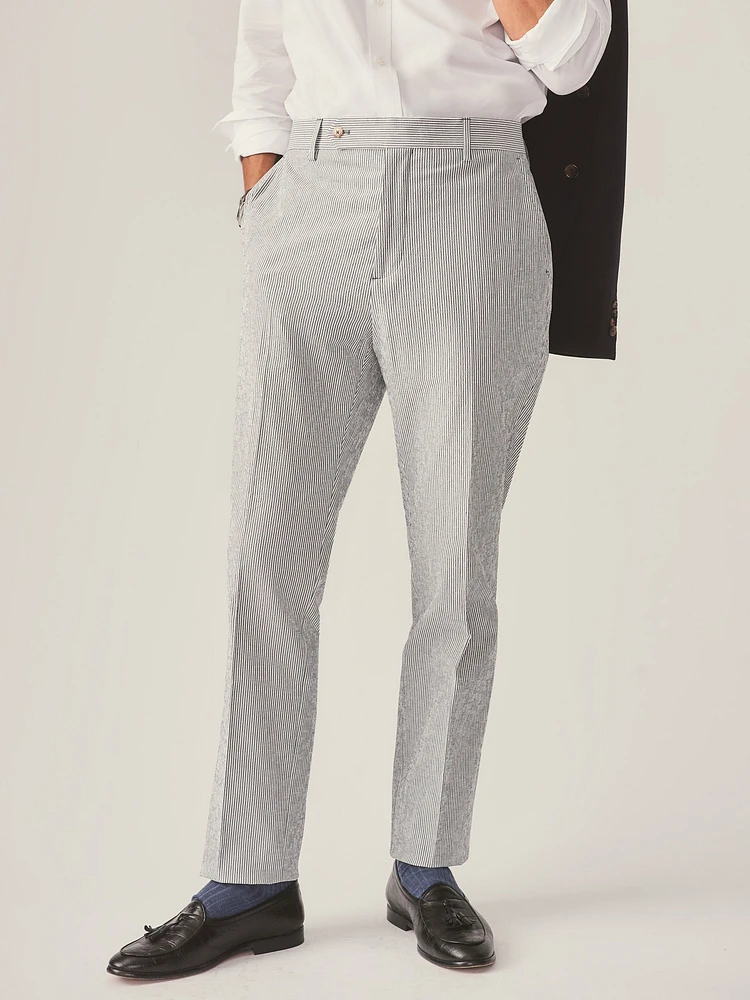 Oxford Seersucker Pants Stripe