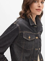 Button-Down Denim Jacket