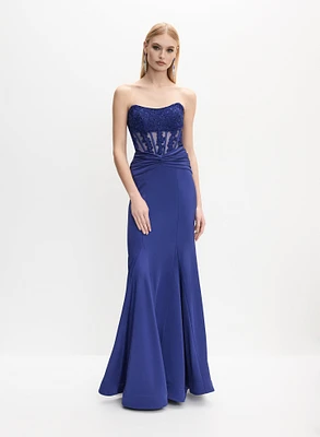 Twist Front Corset Dress