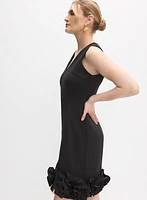 Floral Appliqué Dress