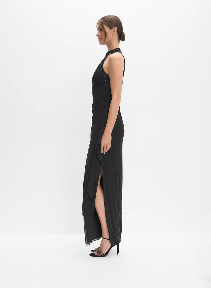 Robe à bustier paillettes