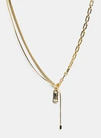 Collier à chaînes mixtes