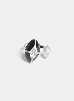 Cubic Zirconia Crystal Ring